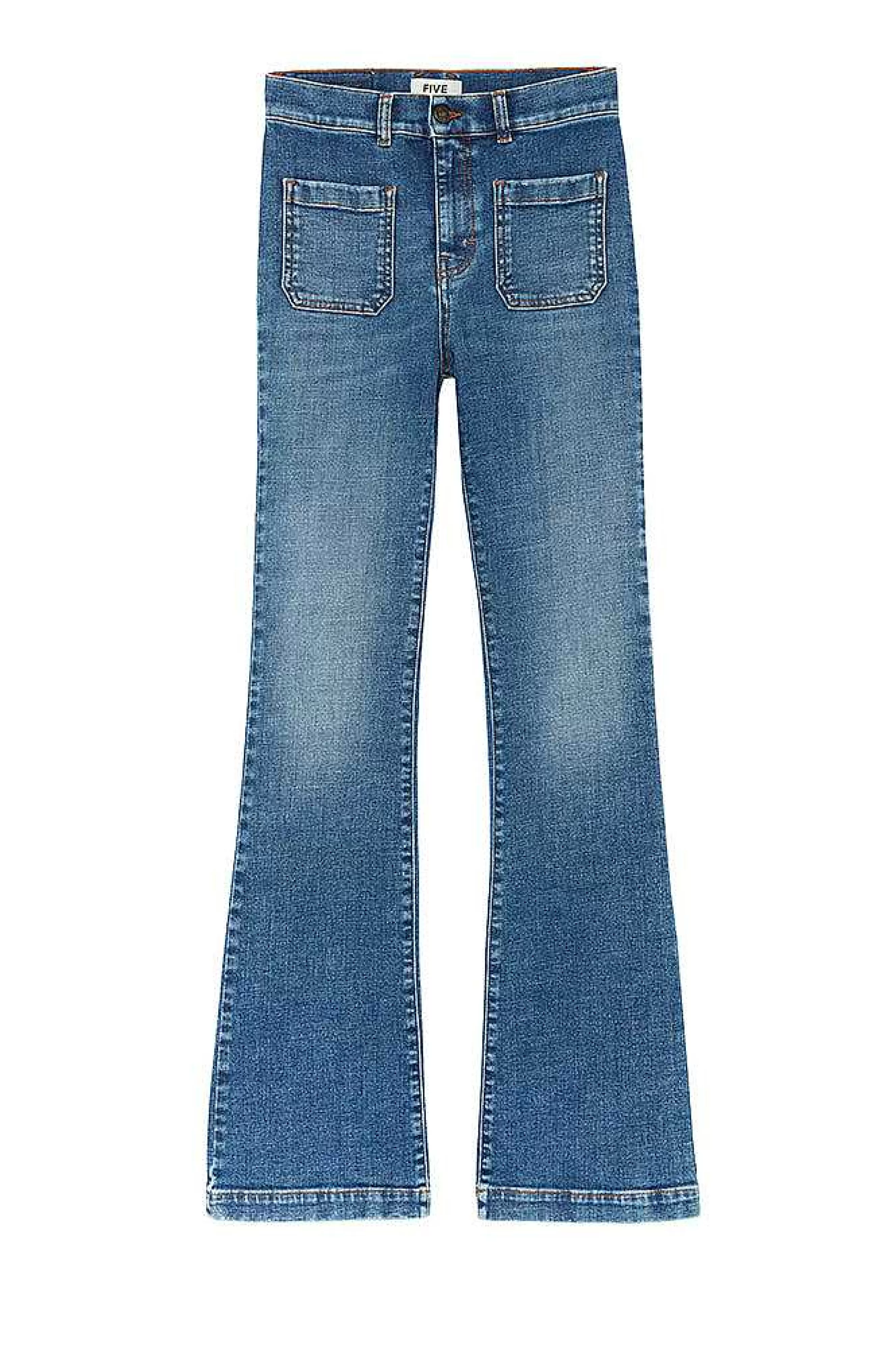 Five Jeans Jeans*331 Luna Jeans Flare Mittelblau