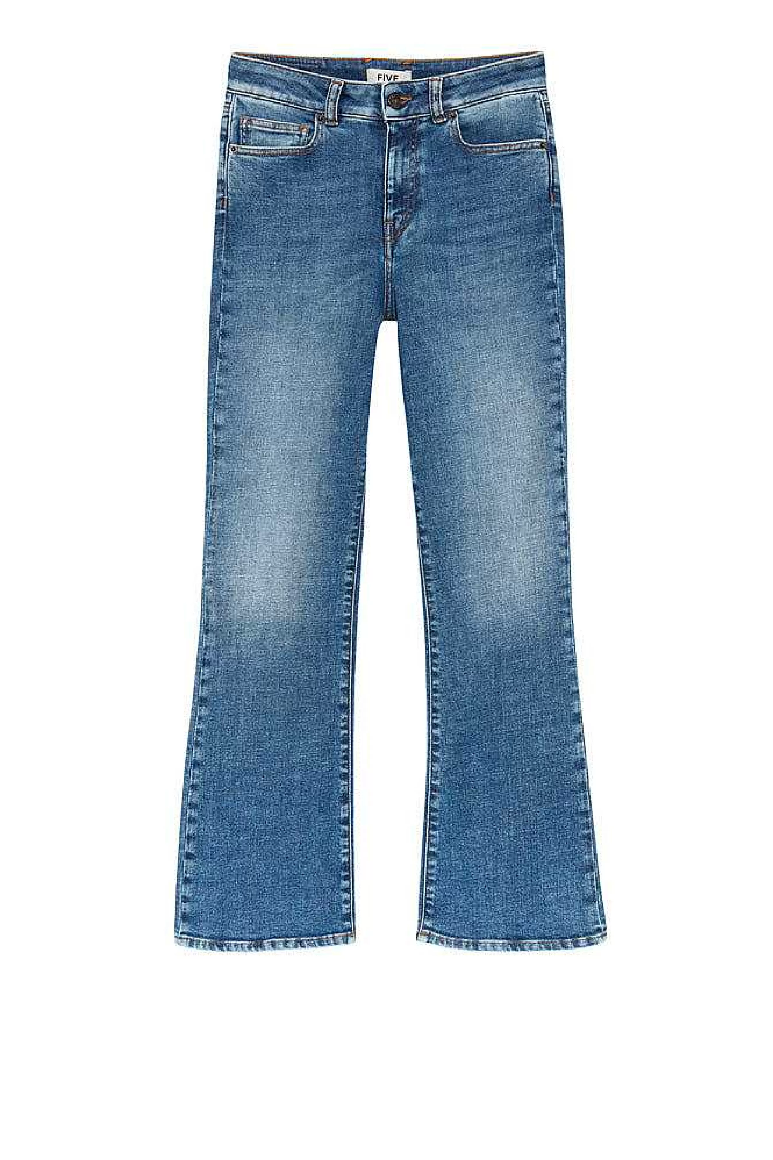 Five Jeans Jeans*331 Maylan Jeans Flare Abgeschnitten Mittelblau