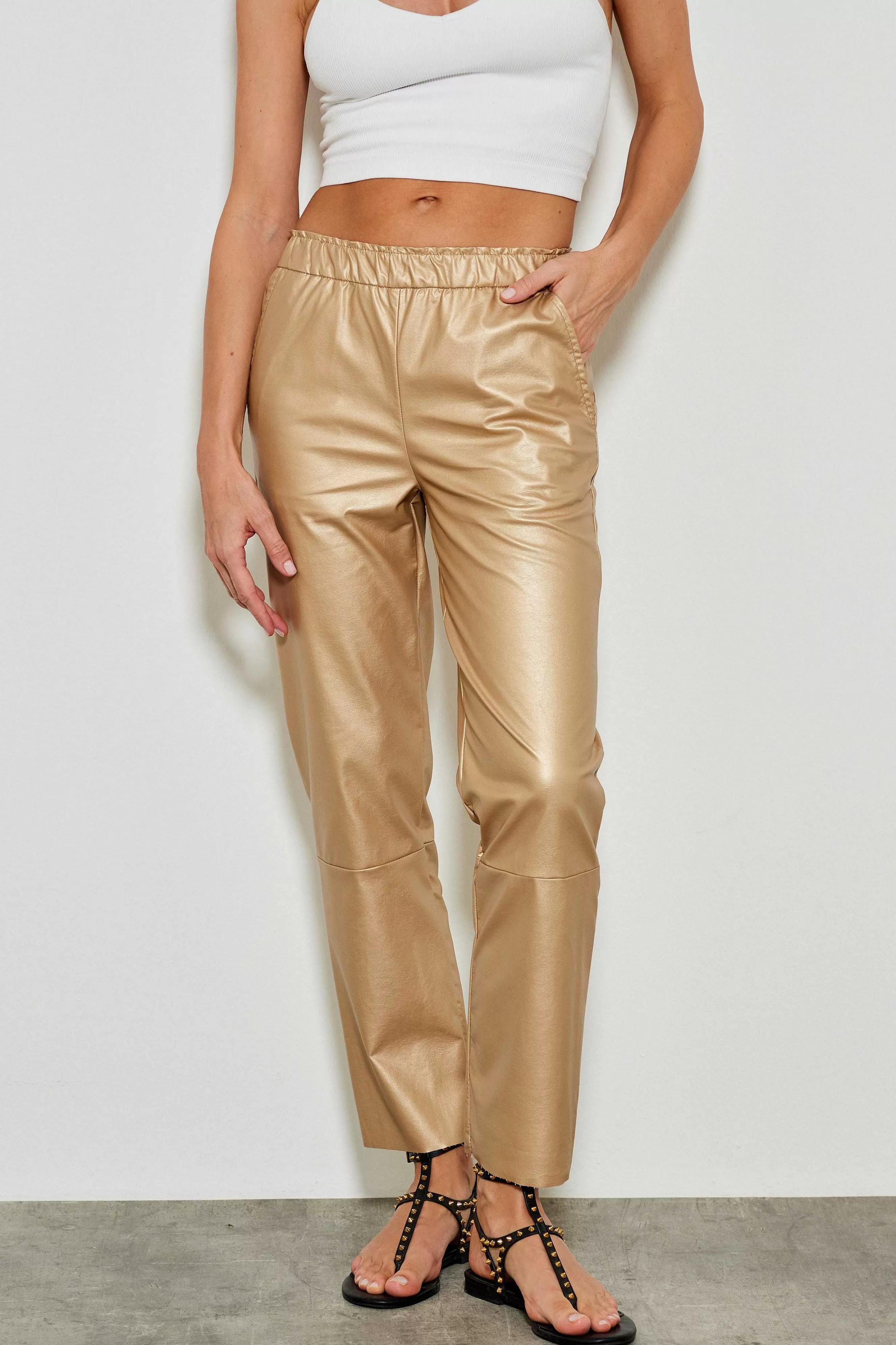 Five Jeans Hose*481 Meg Gerade Hose Gold