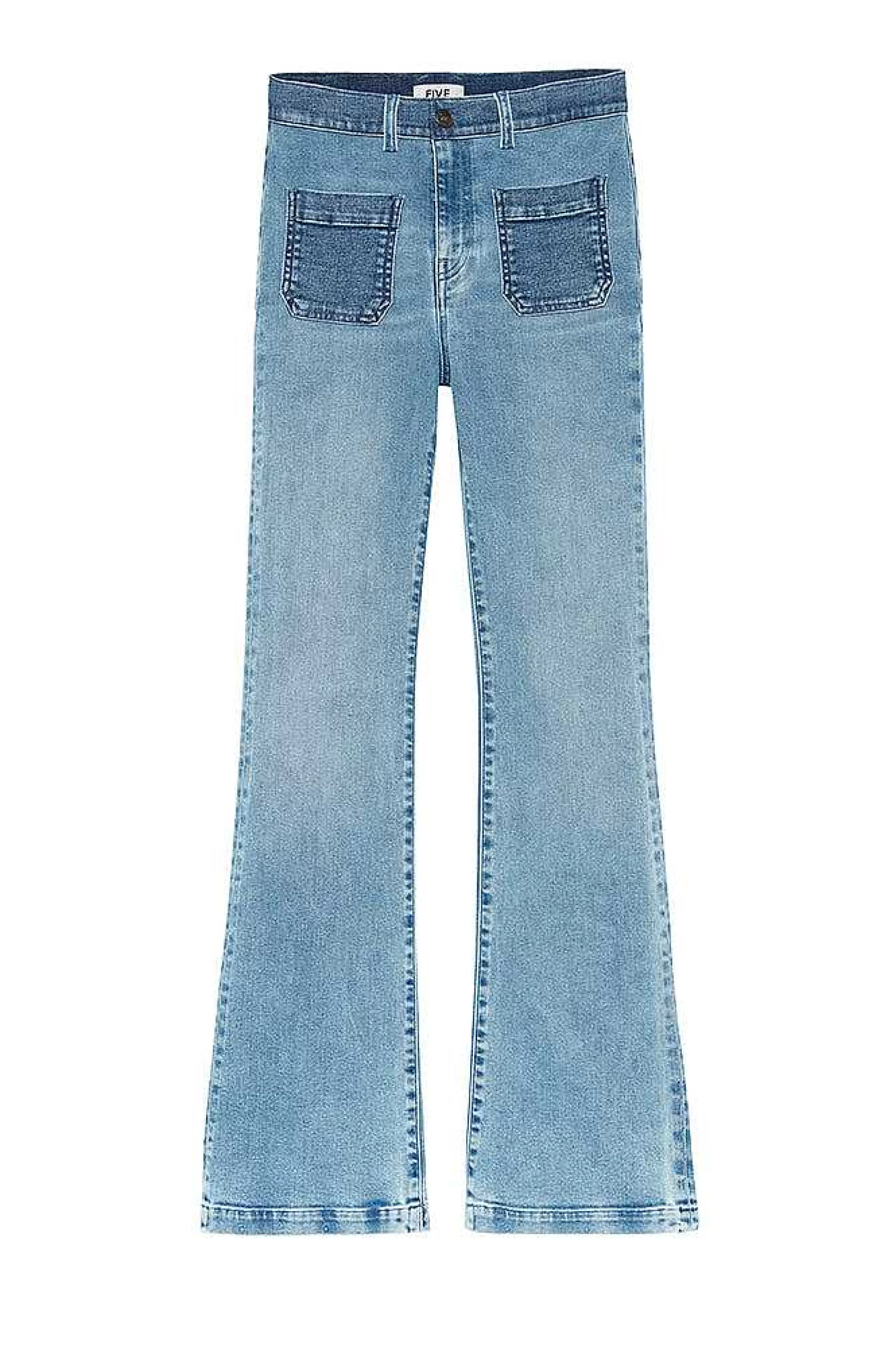 Five Jeans Jeans*702 Luna Jeans Flare Hellblau