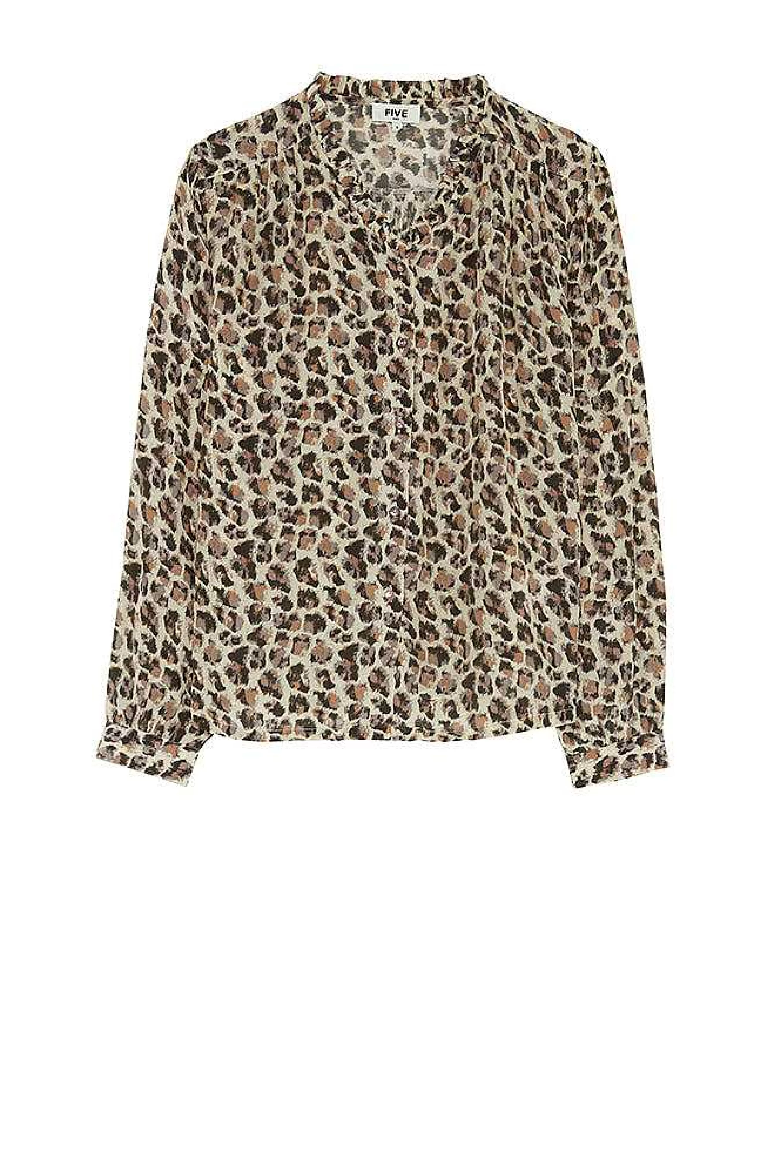 Five Jeans Hemden Und Blusen*Conrad-Shirt Leopard