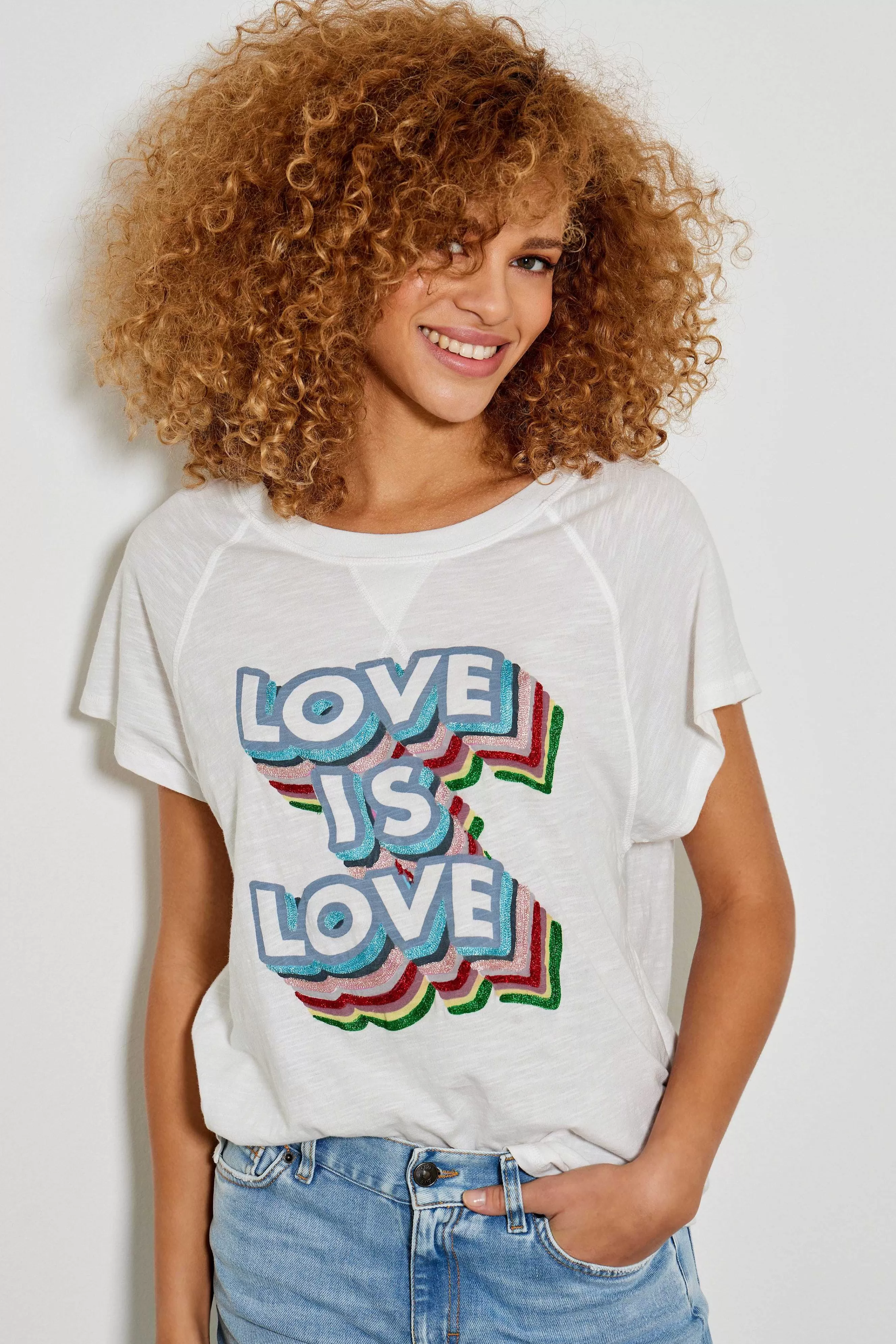 Five Jeans T-Shirts*Liebe Ist Liebe T-Shirt